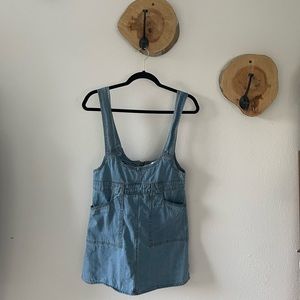 Forever21 Denim Overall Dress